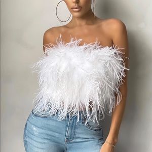 Club L London Feather Top